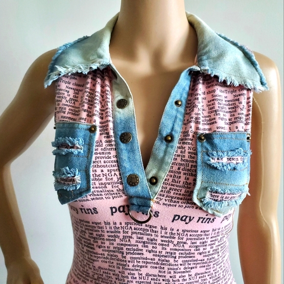 PAPAYA Gazette Jeans Top - Picture 4 of 15